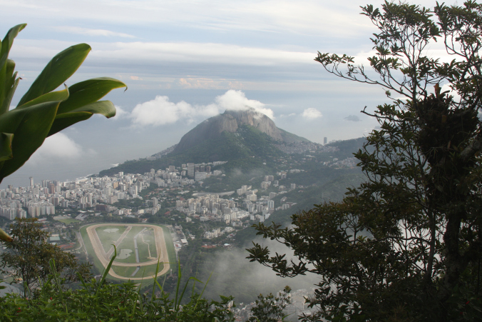 Overlooking Rio from Christ the Redeemer